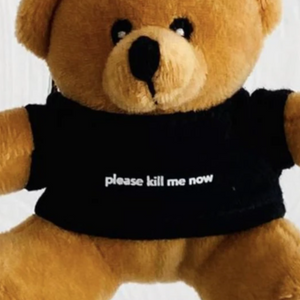 "Please Kill Me Now" Teddy Key Chain